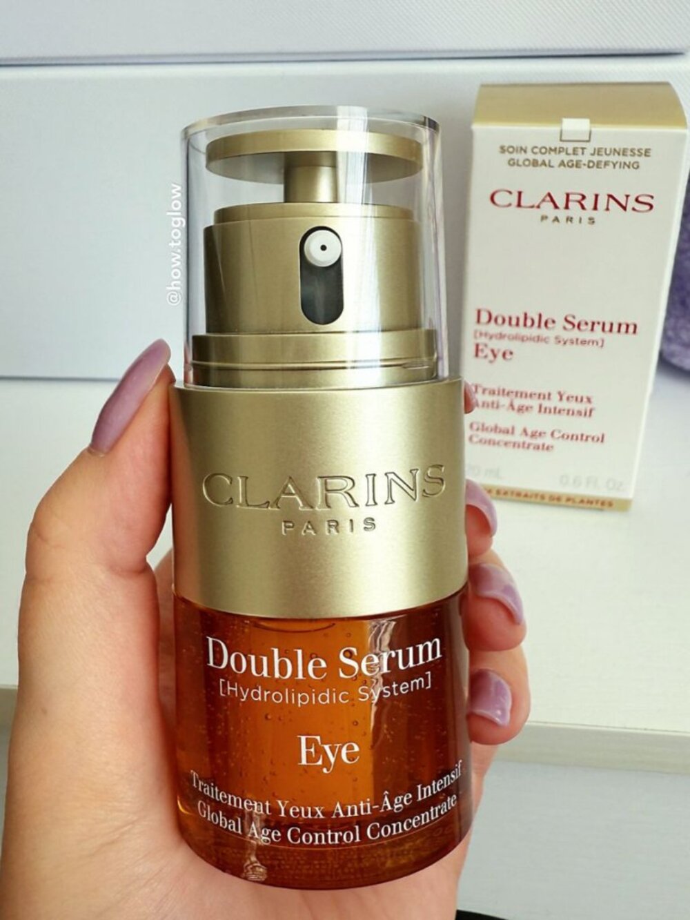 Clarins Double Serum Eye Anti-Age Global Age Control Concentrate 20ml New